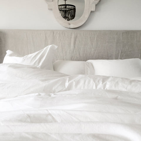 Sachi Home - Gray Sateen Sheet Set