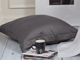 Sachi Home - Gray Sateen Bedding - 1 Euro Sham