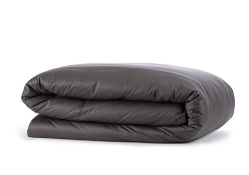 Sachi Home - Gray Sateen Duvet Cover