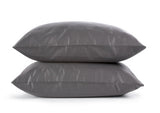 Sachi Home - Gray Sateen Pillowcases