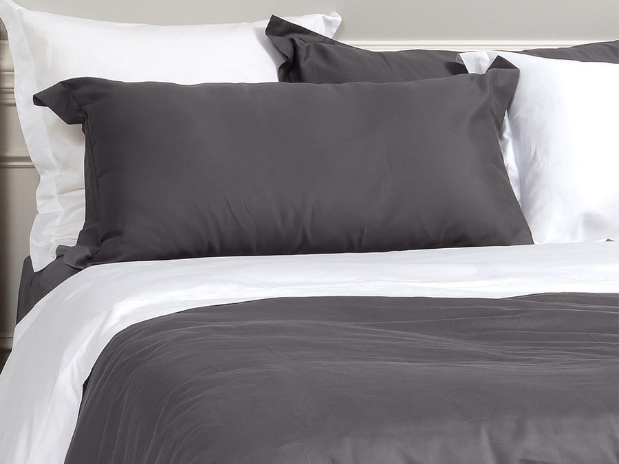 Sachi Home - Gray Sateen Bedding - 1 Sateen Sham