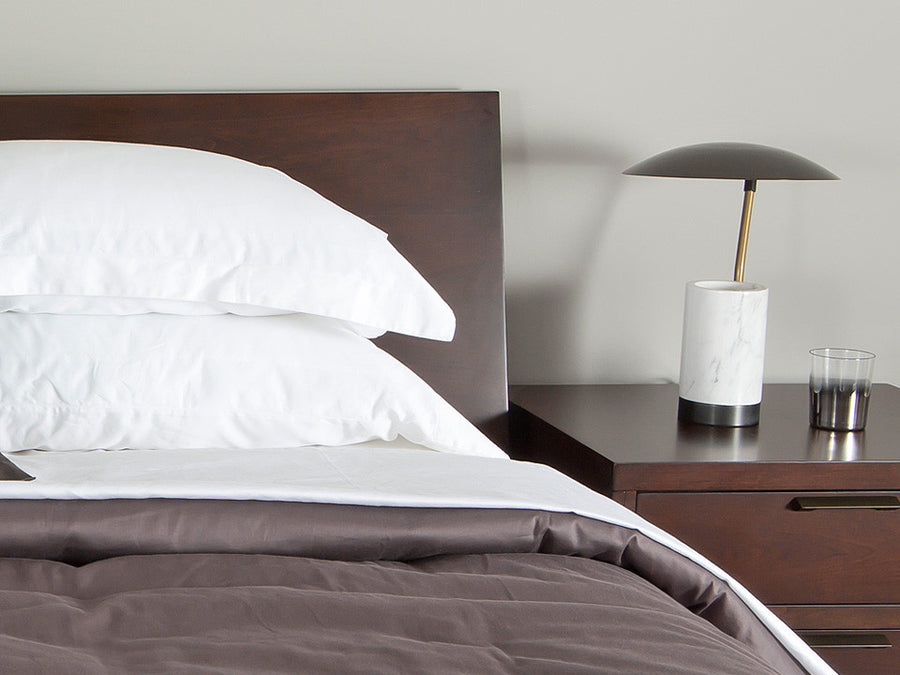 Sachi Home - White Sateen Bedding - 1 Sateen Sham