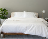 Sachi Home - White Sateen Bedding - 1 Duvet Cover