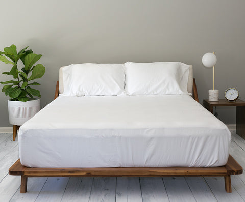 Sachi Home - White Sateen Sheet Set